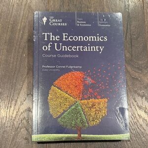 NWT The Economics of Uncertainty Course Guidebook lot of 2 & dvd 2:12
